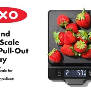 Oxo Good Grips 5LB Food Scale With Pull Out Display 4 AAA Batteries Included